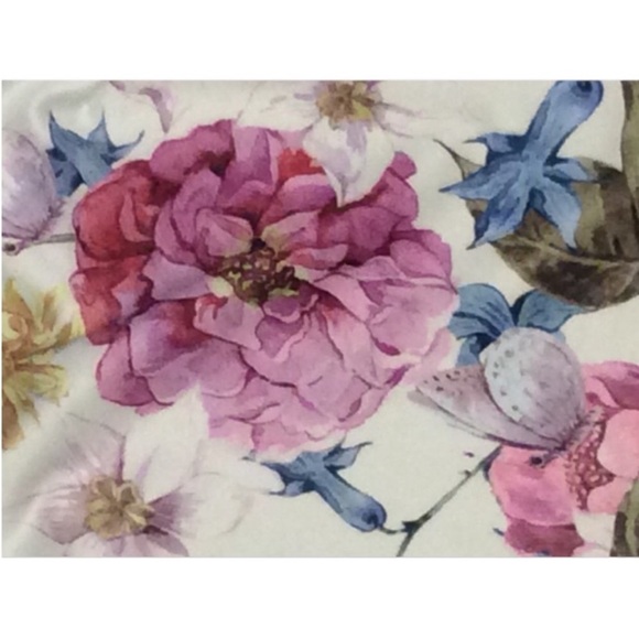 A’GACI Colorful FLORAL Sleeveless Dress Size Small - Picture 4 of 10